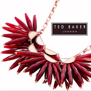 NWT Ted Baker Florenz Large Star Fringed Statement Necklace